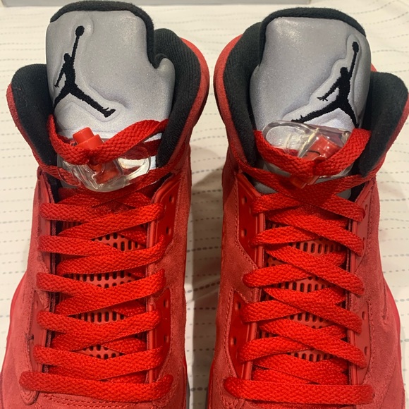 Jordan 5 Red Suede Brand New main image 5